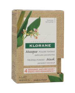 Klorane Mascarilla en polvo pufiricante anti caspa