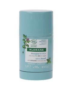 Klorane mascarilla en barra menta acuática BIO y arcilla