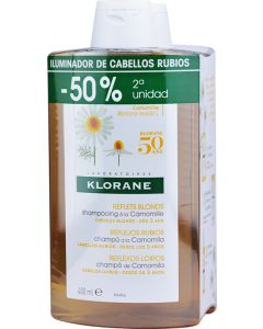 Klorane Duplo Champú Reflejos Rubios Camomila