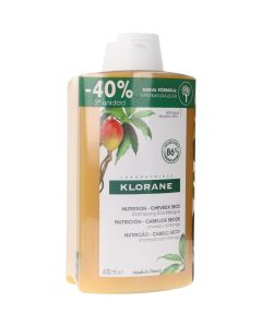 Klorane Duplo Champú Mango 400 ml