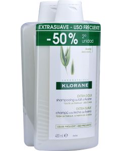 Klorane Duplo Champú Extra-Suave de Avena