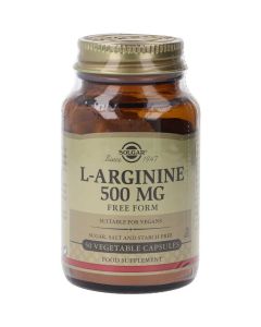 Solgar L- Arginina 500mg 50 cápsulas
