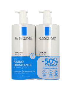 La Roche Posay Pack Duplo Lipikar Fluido Hidratante 750 ml