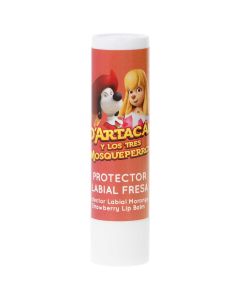 Protector Labial Fresa Dartacán y los tres mosqueperros