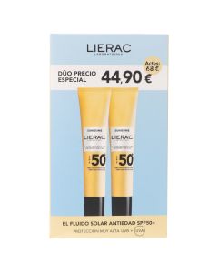 Lierac Sunissime Duplo Protector Solar Antiedad 50 SPF+ 2x40ml