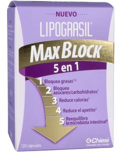 Lipograsil Max Block 5en1 120 Cápsulas
