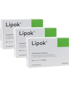 Lipok Pack de 90 cápsulas