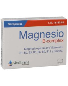 Magnesio B-complex multivitaminas 30 cápsulas