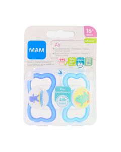 Mam Air Happy Thoughts Chupetes Azul +16 meses