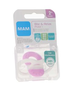 Mam mordedor para dientes anteriores +2 meses Rosa