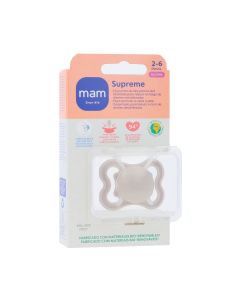 Mam Supreme Chupete Silicona 2-6 M