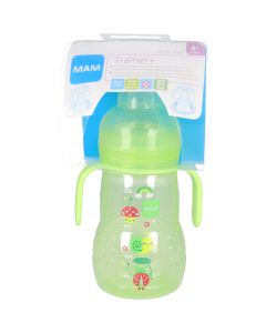 Mam Biberón Trainer+ Verde +4 meses 220 ml