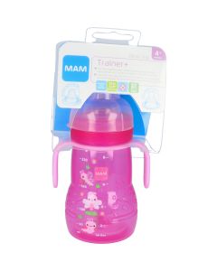 Mam Biberón Trainer+ Rosa 4M+ 220 ml