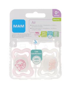 Mam Chupetes Air Planet Love Silicona Rosa +0 meses