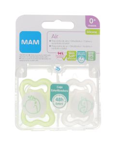 Mam Chupetes Air Planet Love Silicona Verde +0 meses