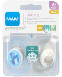 Mam Original Chupetes Látex +6 meses