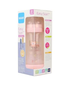 Mam Biberón Easy Start Anti-Cólicos +2 meses Rosa