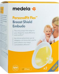 Medela Embudo Sacaleches Personal Fit 27mm T-L