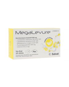 MegaLevure Sabor Plátano 10 Sticks