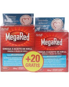 Megared 500 Omega3 Aceite de Krill 60 Cápsulas