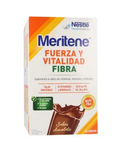 Meritene Fuerza y Vitalidad Fibra Sabor Chocolate 14 Sobres