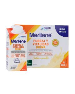 Meritene Fuerza y Vitalidad Batidos de Vainilla 6 uds
