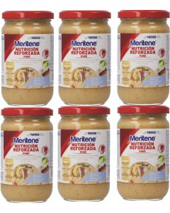 Meritene Pack 6 Uds. Nutrición Reforzada Puré de Merluza con Bechamel 6x300g