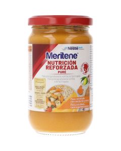 Meritene Nutrición Reforzada Puré Pavo Estofado con Verduras y Arroz