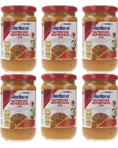Meritene Pack 6 Uds. Nutrición Reforzada Puré Ternera a la Jardinera 6x300 g