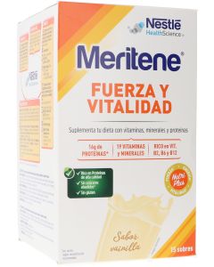 Meritene Batidos Fuerza y Vitalidad Vainilla 15 Sobres