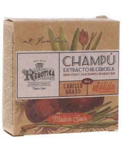 Mi Rebotica Champú de Cebolla Sólido para Pelo Graso 65 gr