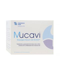 Mucavi Enjuague Bucal con Ectoin 30 monodosis
