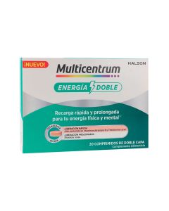 Multicentrum Energía Doble 20 Comprimidos