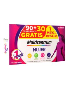 Multicentrum Mujer Pack 90 Comprimidos + 30 Gratis