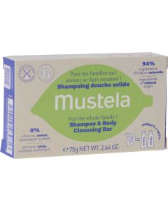 Mustela Champú sólido para cuerpo y cabello
