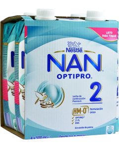 Nan Optipro 2 Pack 4 x 500 ml bricks