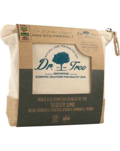 Dr Tree Kit con Neceser + Champú sólido + Gel ducha sólido + Jabonera
