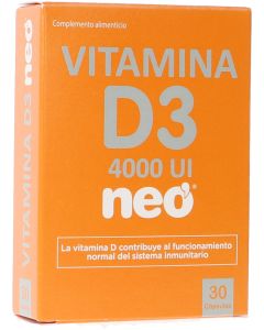 Neo Vitamina D3 4000 ui 30 Cápsulas