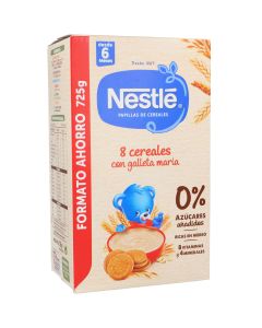 Nestlé 8 Cereales con Galletas María Formato Ahorro