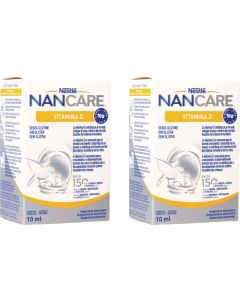 Nestlé Nancare Vitamina D Gotas Pack 2x10 ml