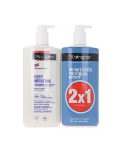 Neutrogena Loción Corporal Hidratación Profunda Sin Perfume Duplo 750 ml