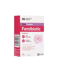 Probióticos Mujer 30 Cápsulas de NS GineProtect Femibiotic