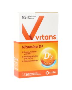NS Vitans Vitamina D+ 30 comprimidos