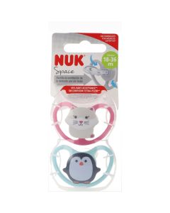 NUK Chupete Animales 18-36 meses 2 uds - 2 modelos