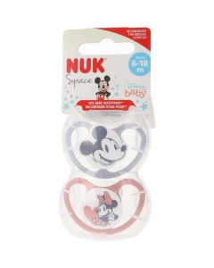 NUK Chupete Disney 6-18 meses 2 uds - 2 modelos