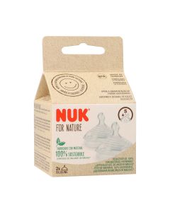 Nuk For Nature 2 Tetinas Talla S