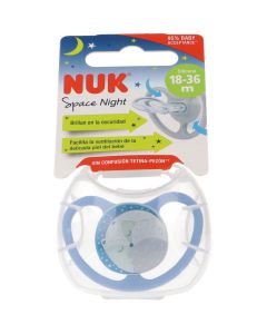 Nuk Chupete brilla en la oscuridad Silicona 18-36 meses