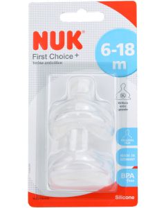Nuk Tetina First Choice+ 6-18 M Tamaño XL
