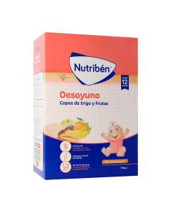 Nutribén Desayuno Copos de Trigo y Frutas