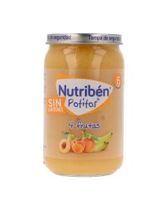 Nutribén Potito 4 Frutas +6 meses